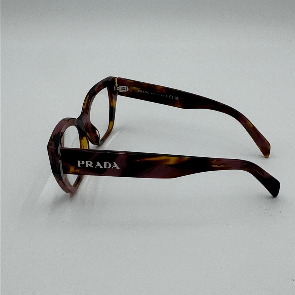 Prada Brown and purple Patterned Eyeglasses - Picture 5 of 7